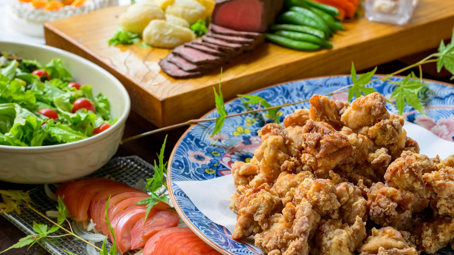 【9月お日にち限定】チェックインからビール・ハイボールも〜飲み放題付バイキング〜