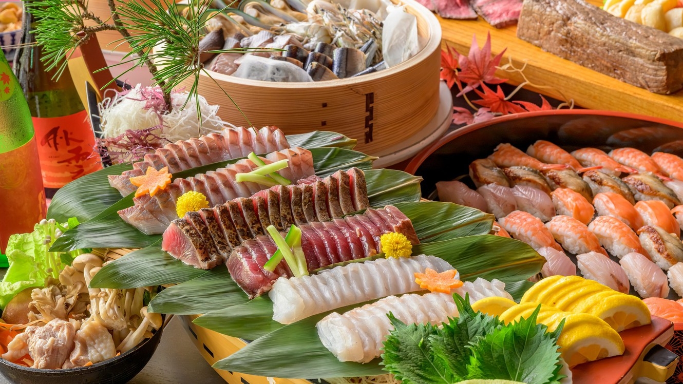 【10月お日にち限定】山陰こだわりバイキングと美肌温泉でリフレッシュ〜