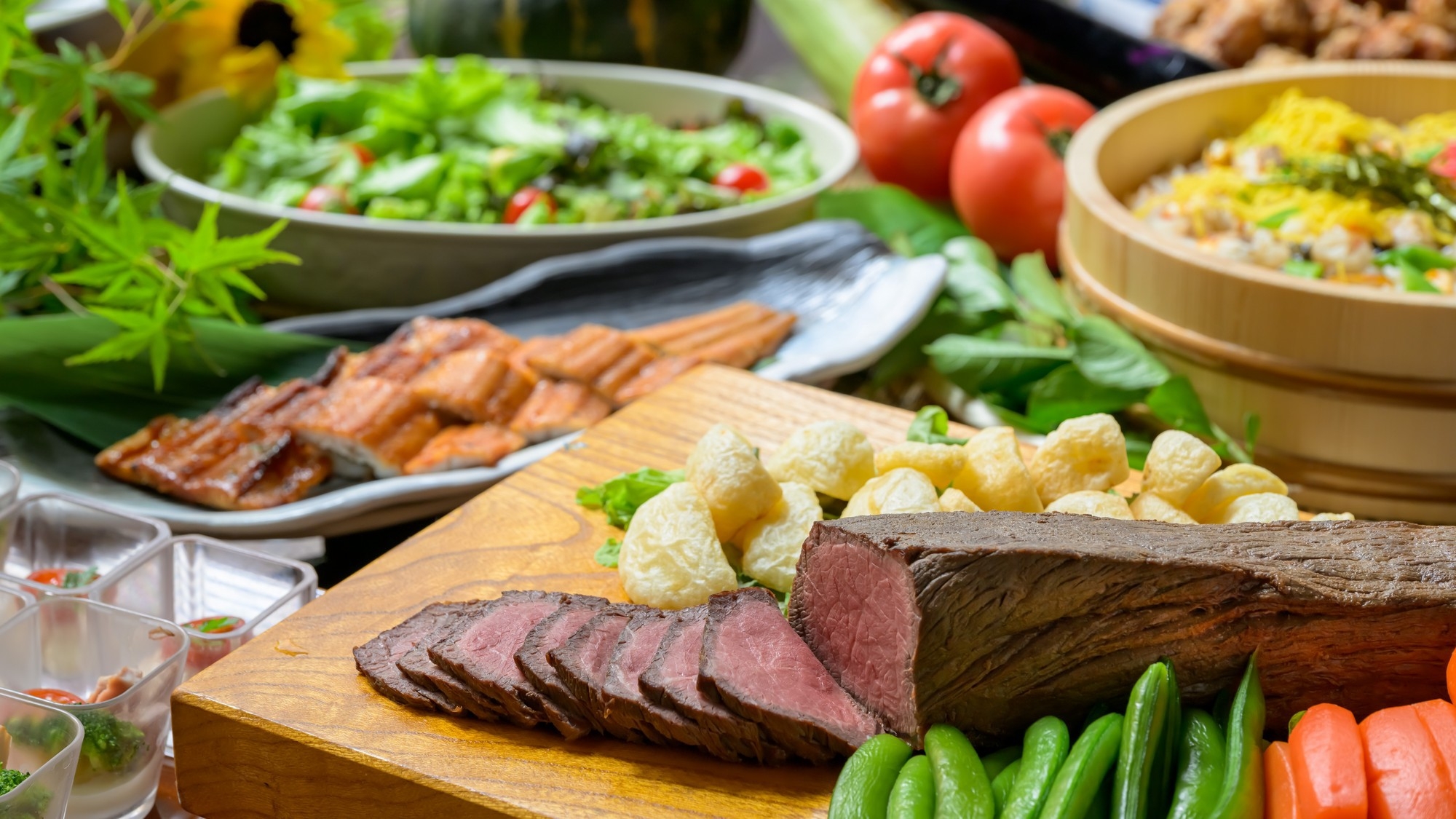 【夏の終わりのお日にち限定特割】８月限定〇しまねの味『ごっつおバイキング』２食付〇残暑割