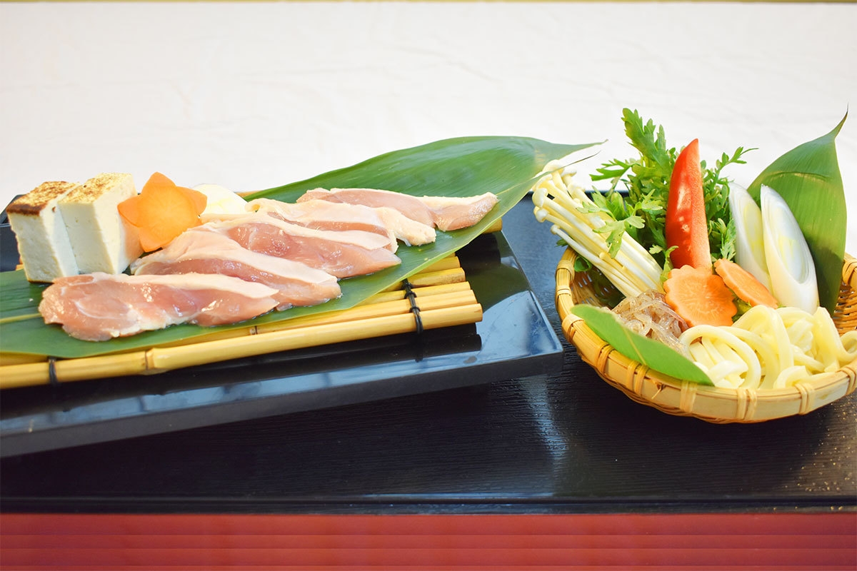 ◇直前割◇【2食付】＜期間限定＞栃木銘鶏と季の彩り◆野州鶏すき焼き膳を堪能貸切露天風呂/当日予約制