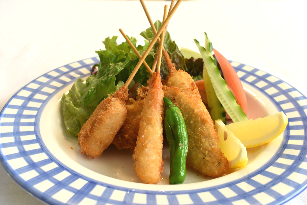 【別注料理】串揚げ五点盛り