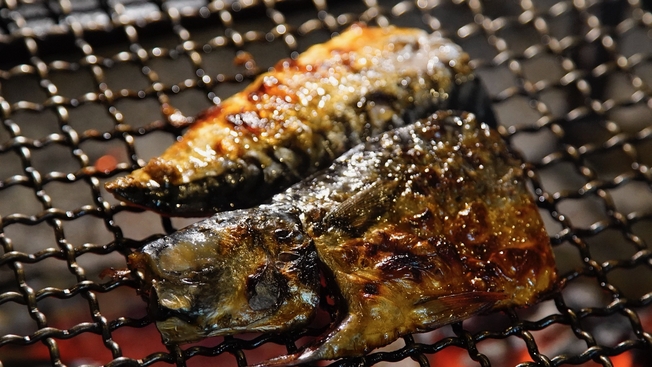 【１泊朝食】県内で唯一「越田商店の鯖」を炭火で食べられる！体に優しい食材を使う「体の目覚める朝食」