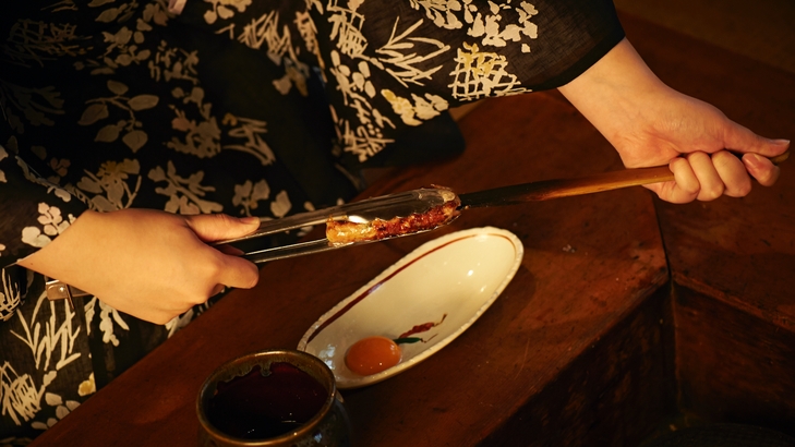 【当館人気の会津地鶏つくね付き】沢山食べたい方におすすめ♪（メインは選べる奥会津牛）／貸切温泉