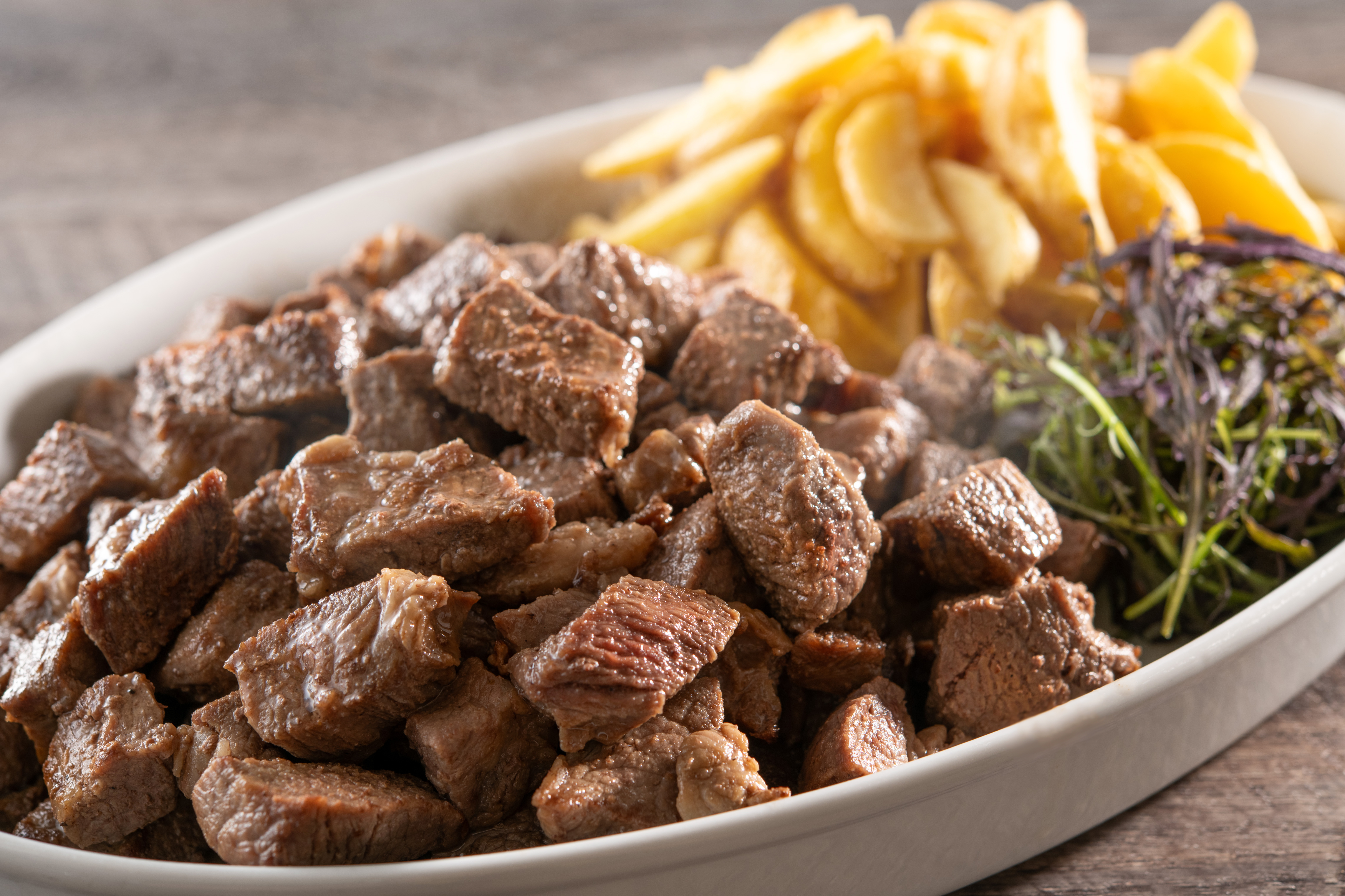 朝食ビュッフェ　ステーキ