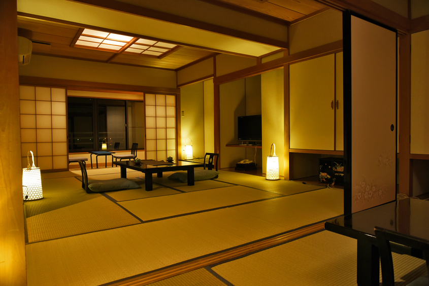 駿河湾を望む絶景の露天風呂付「贅の和室・二間Bタイプ」