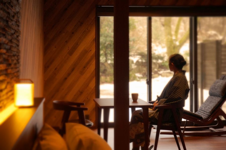 半露天付き客室