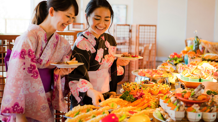 【楽天月末セール】夏季バイキング「牛ステーキ・お造り」など和洋中約30種類のお料理