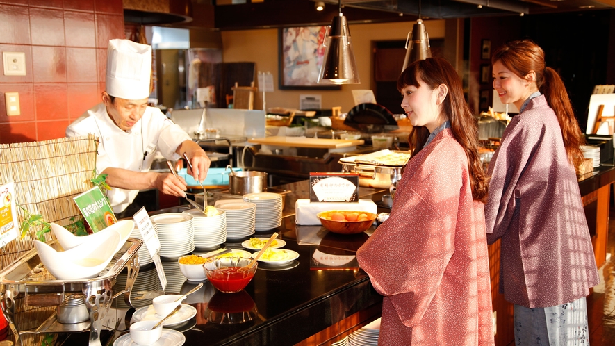 【朝食バイキング】お好きなものを好きなだけご堪能いただけます。