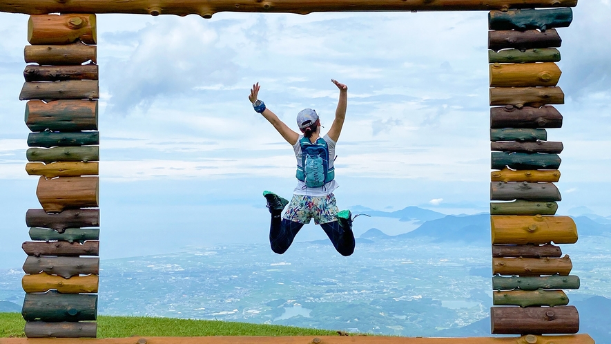 【雲辺寺山頂公園】フォトフレーム