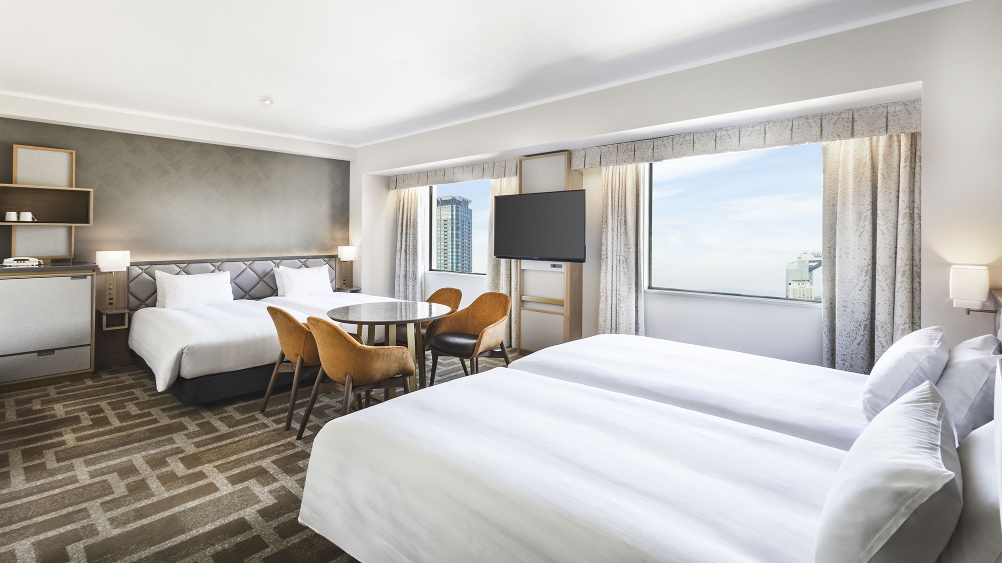 フォース【40平米】ベッドサイズ：幅105cm&times;長さ200cm&times;4台