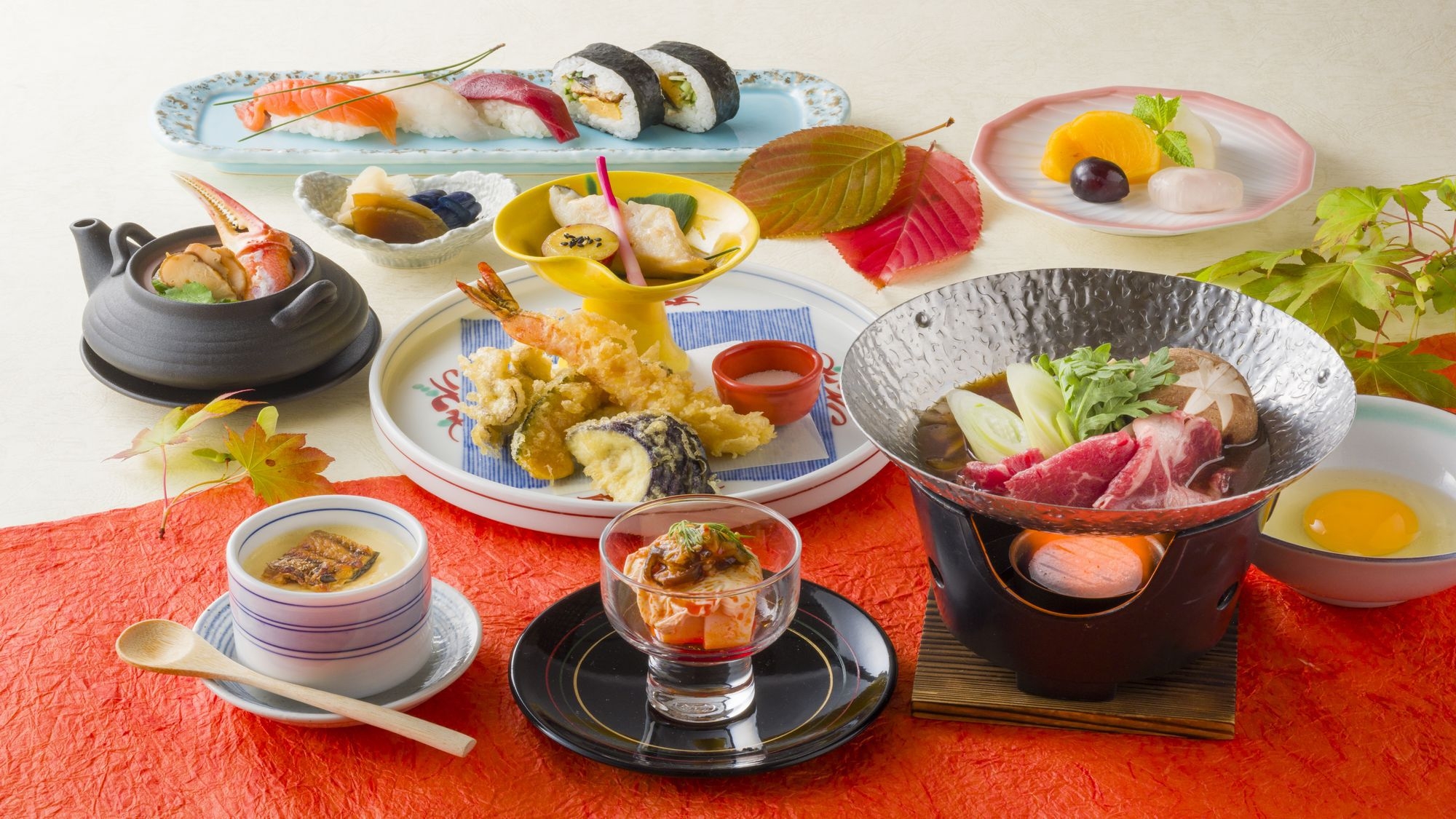  〜心躍る旬の愉しみ〜秋の味覚御膳とサウナ付き天然温泉で過ごす極上の秋旅／1泊2食