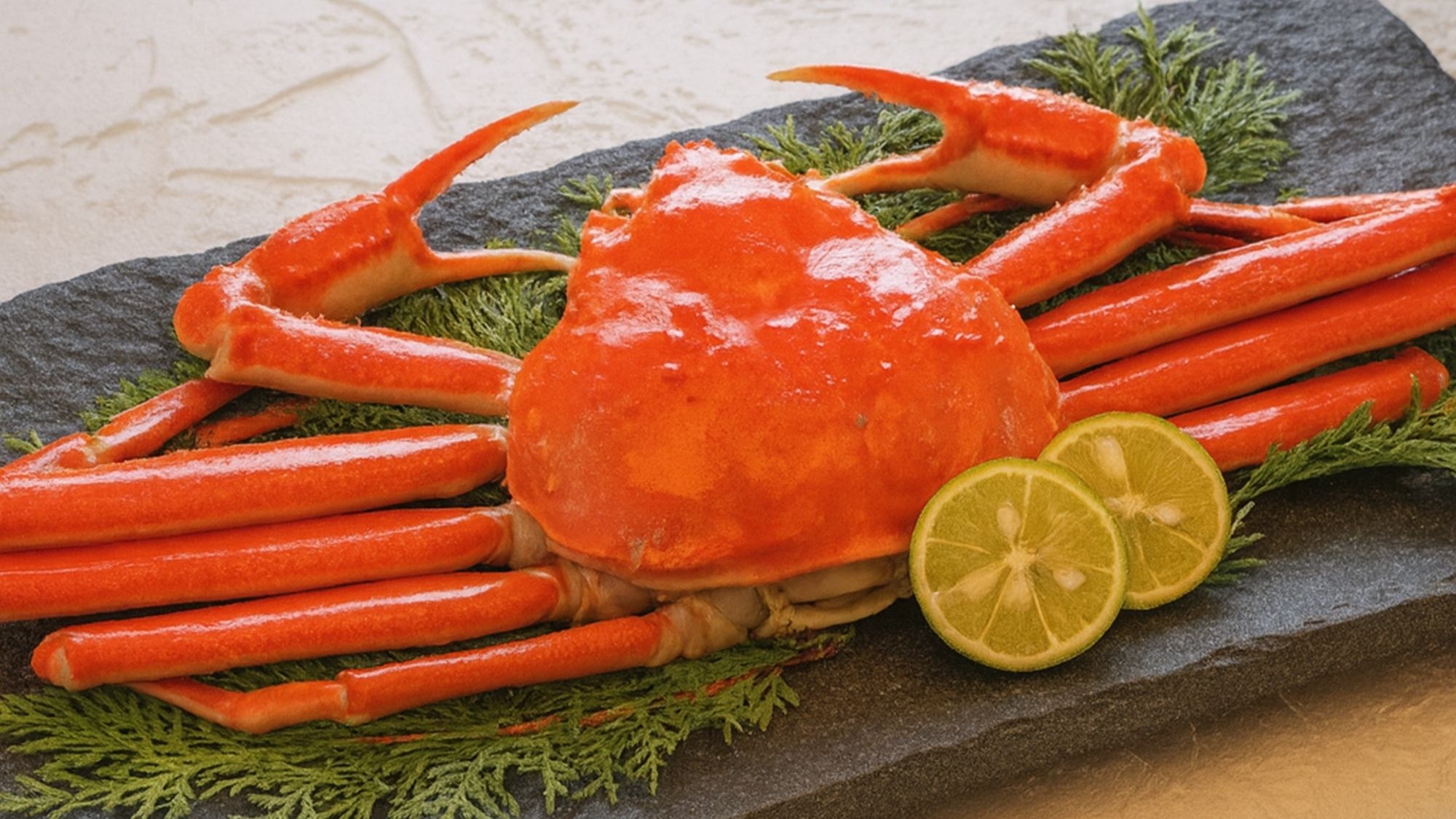 【ズワイガニ＆鳥取和牛ステーキ】蟹もお肉も両方楽しめる！鳥取の味覚満載！＜2食付＞