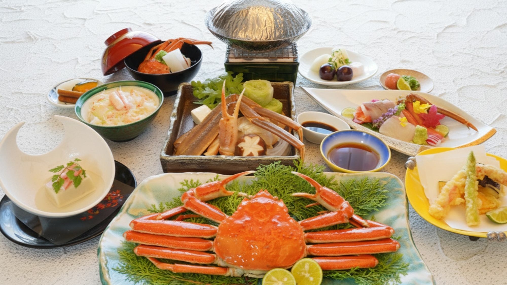 【蟹づくし会席「福」】山陰冬の味覚★ズワイガニを楽しむ堪能会席＜2食付＞