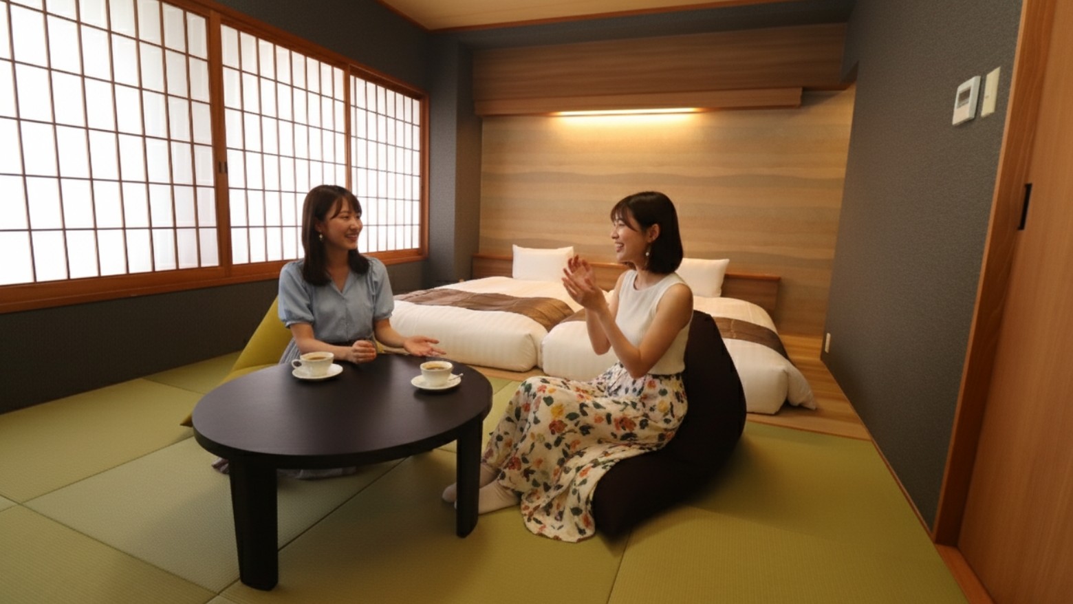 *【和洋室】畳に座ってのんびりするのも旅行ならではのひととき 