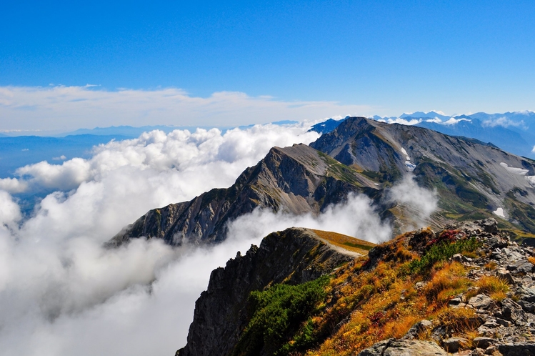 天空の北アルプス　白馬三山