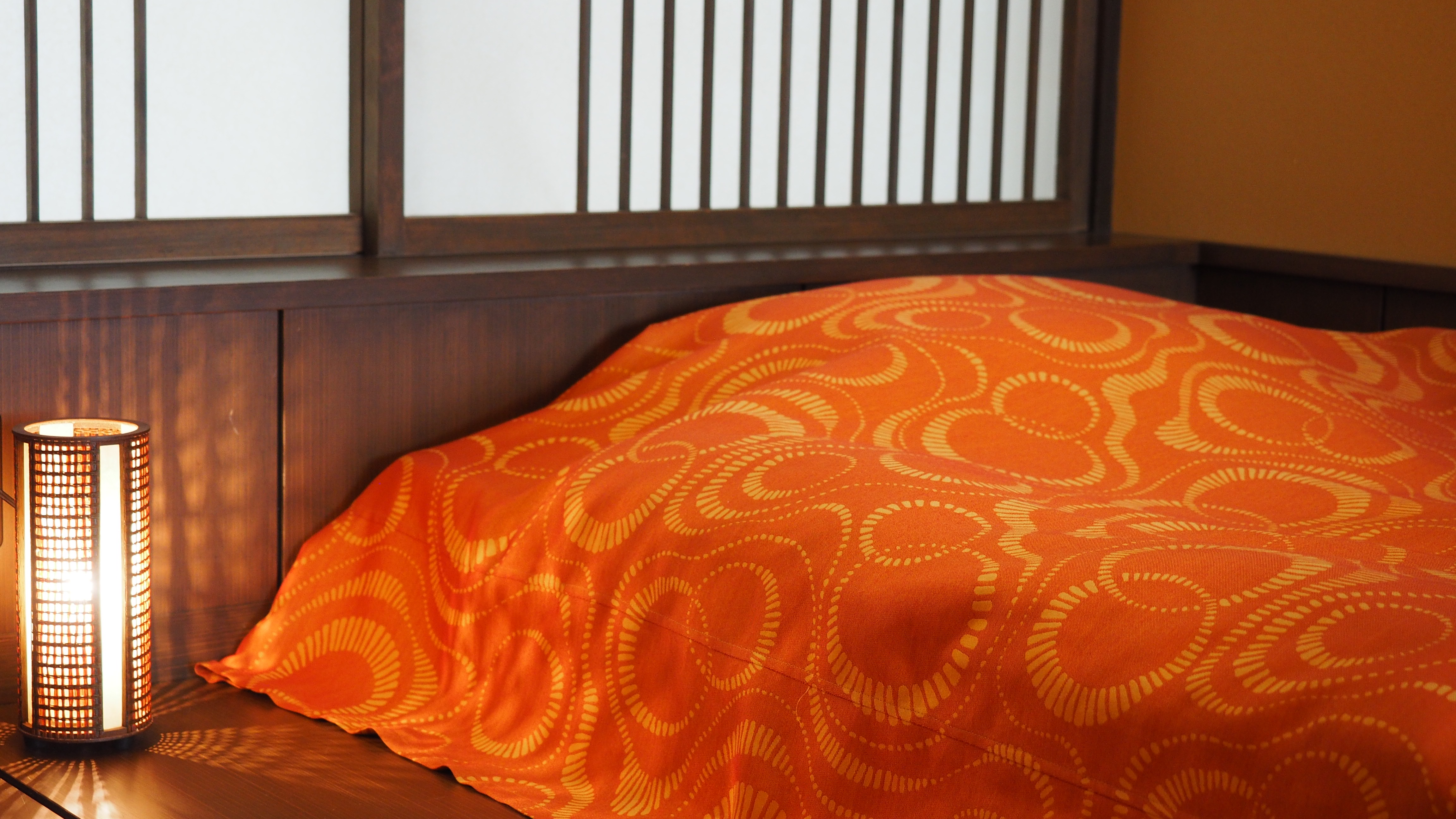 本館 和洋室モダンタイプ ベッド　