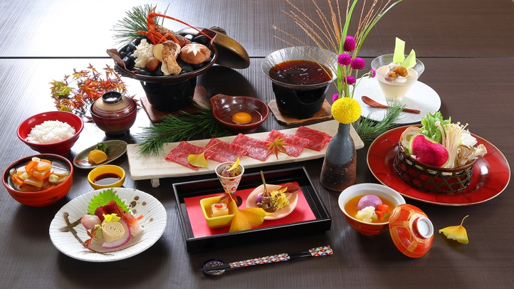 【秋限定】旬の味覚☆上州和牛＆松茸会席プラン