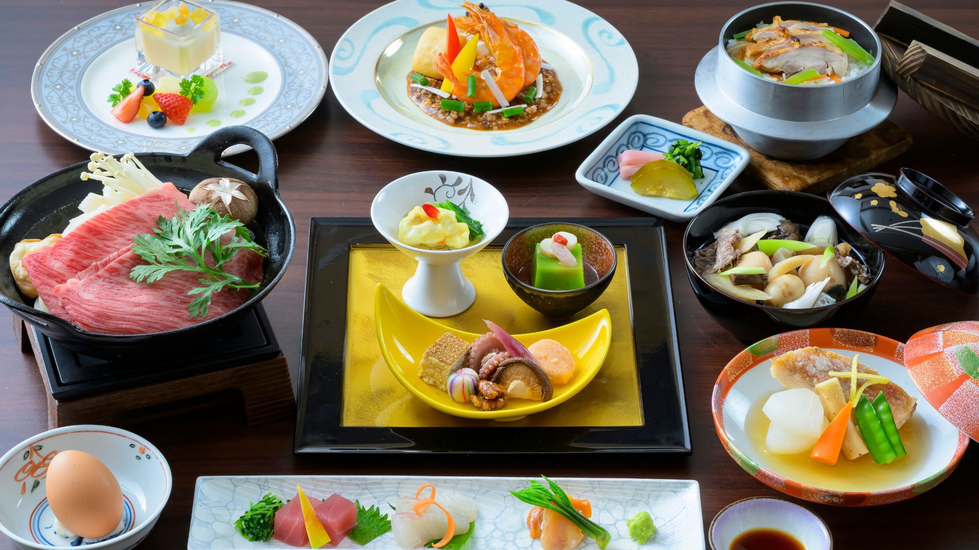 【山形牛すき焼き会席】