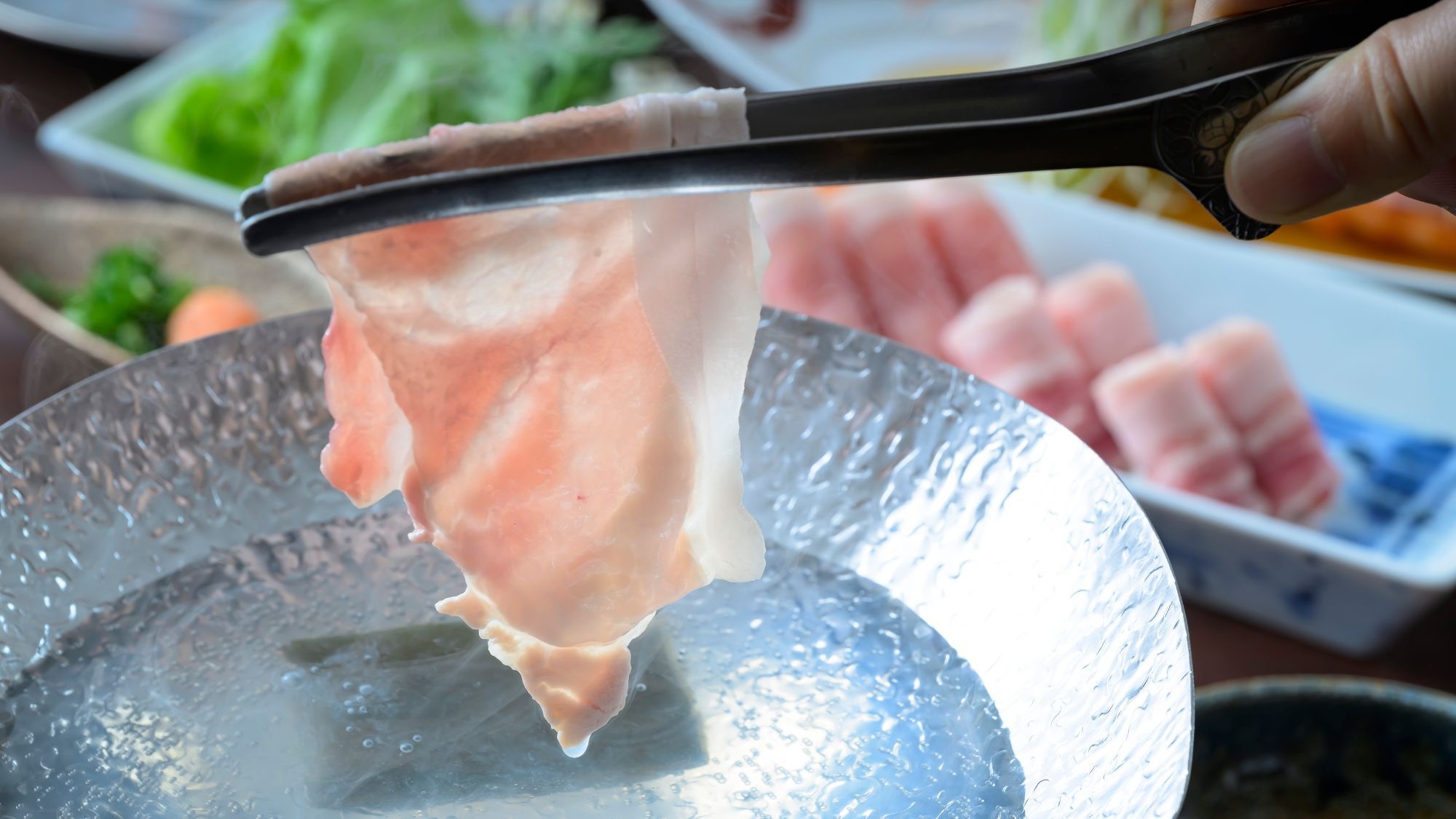 【夕朝食付き】やまがた雪豚しゃぶしゃぶ会席