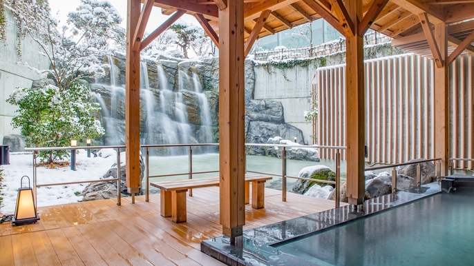 【冬のひとり旅〇2食付】＜プレミアムラウンジご利用特典＞山形牛すき焼き会席と静かな温泉時間