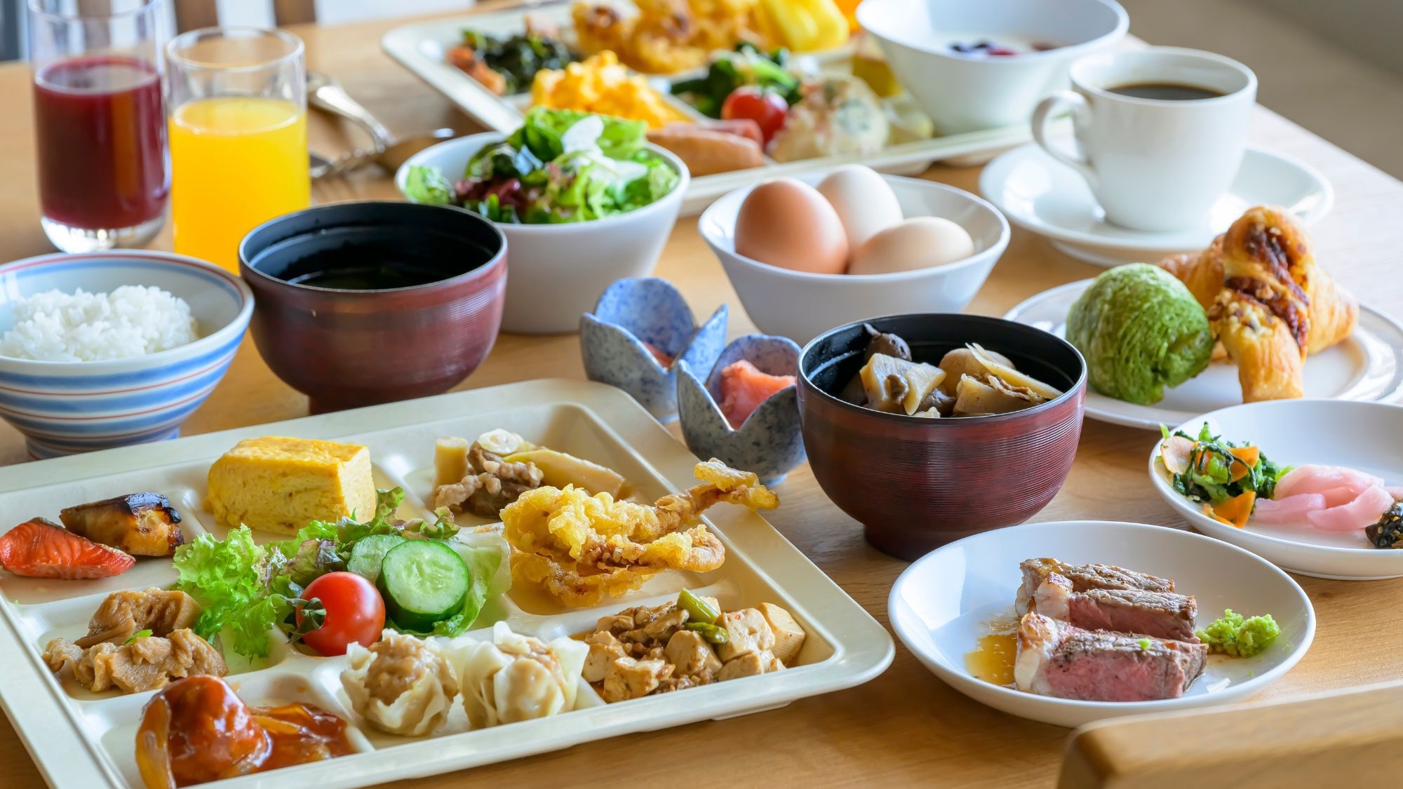 【朝食付】和洋中朝食バイキング　▲▽湯上りラウンジ付き△▼