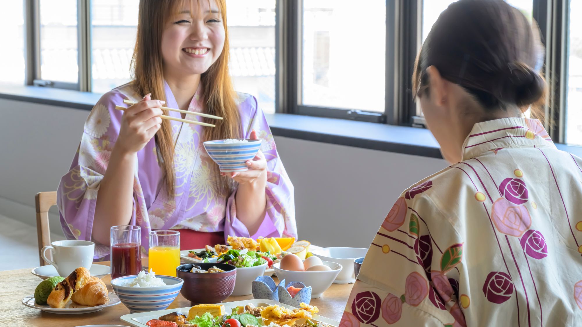 【朝食バイキング】