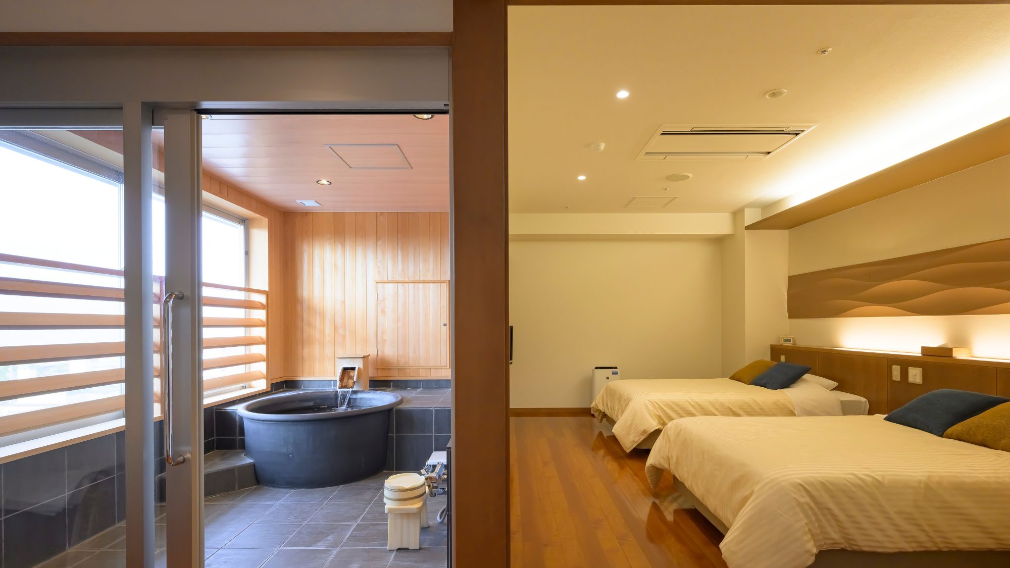 【温泉付き客室】