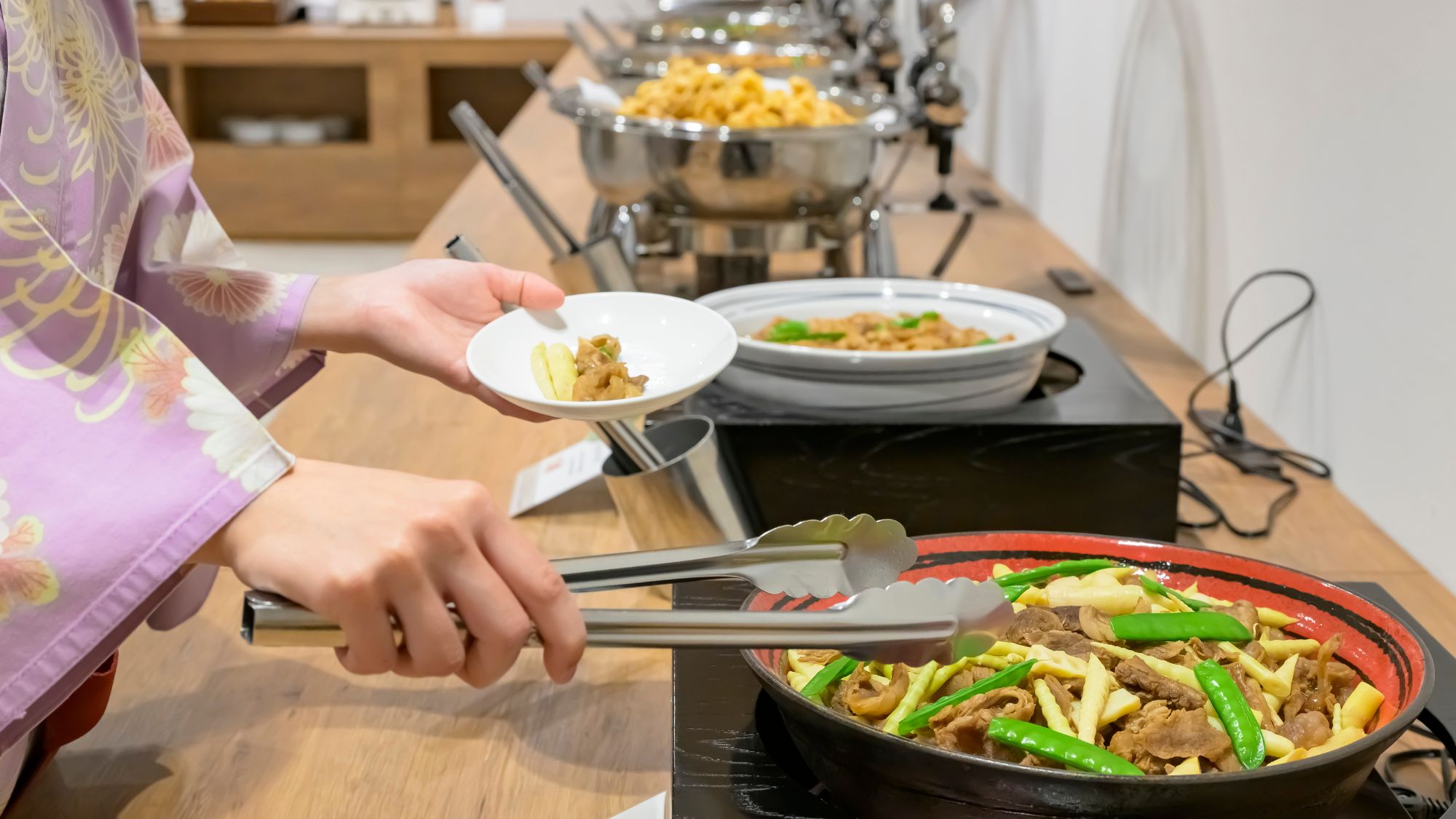 【朝食バイキング】