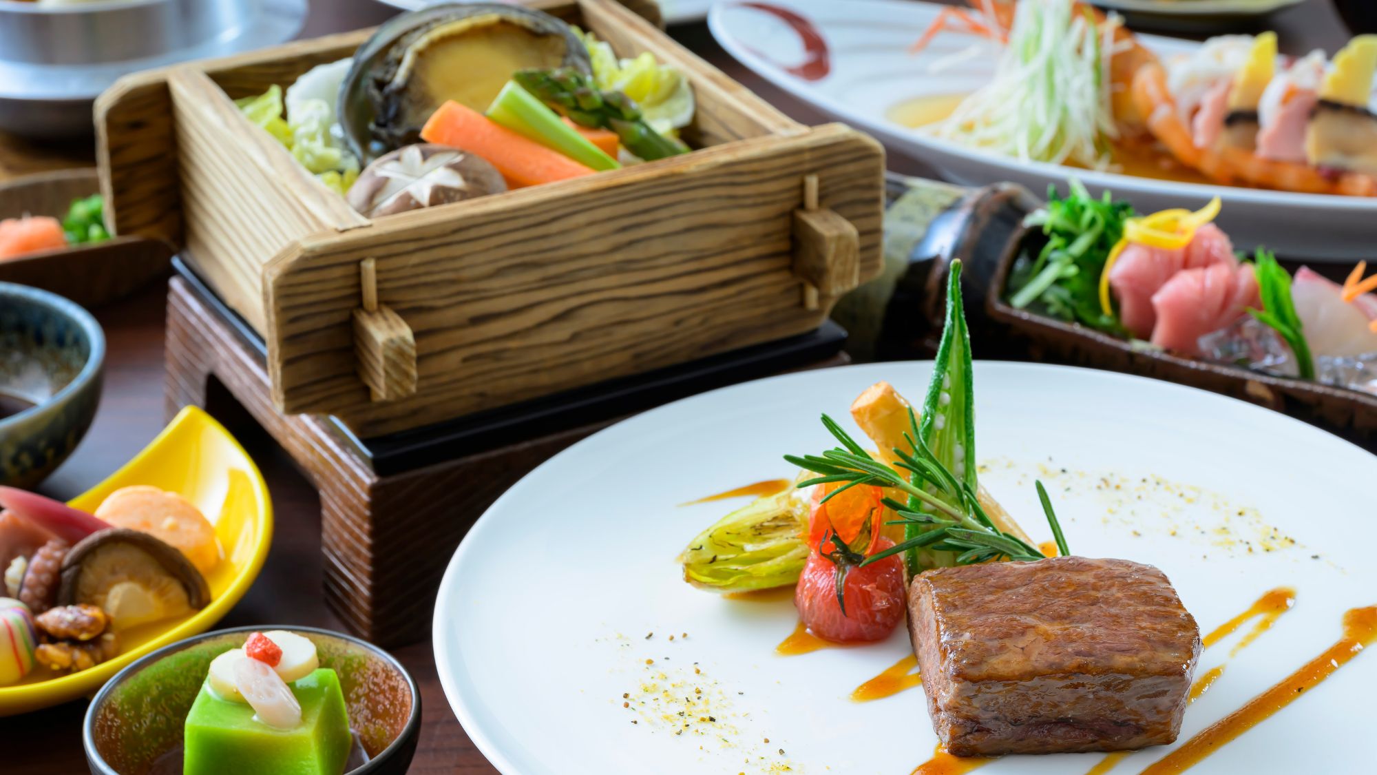 【秋のステーキ会席】