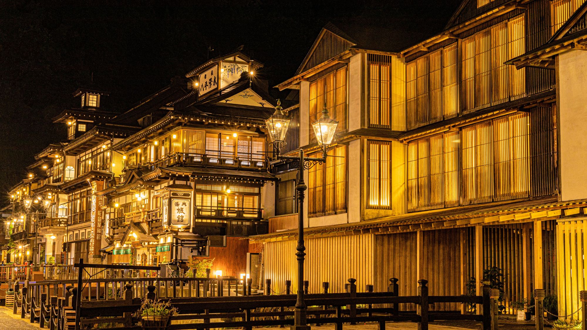 【銀山温泉街】