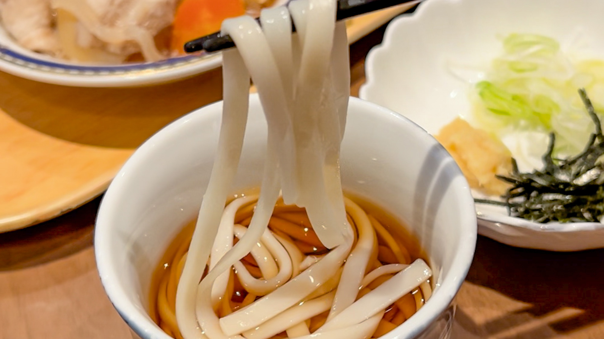 （朝食例）松田製麺の麦きり
