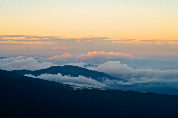 笠岳　雲海