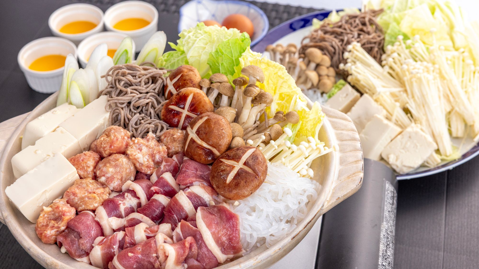 ボリューム満点のお鍋