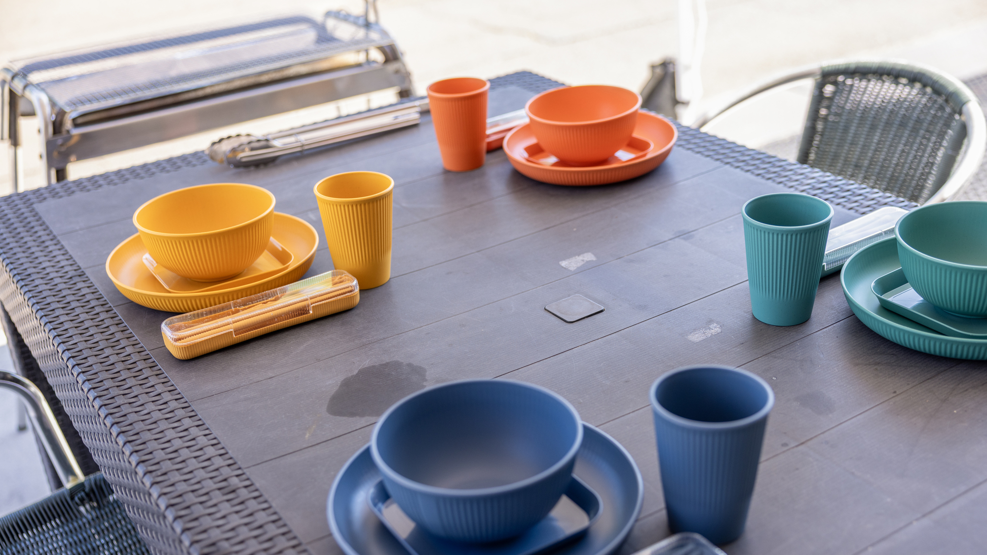 皆でワイワイBBQ！