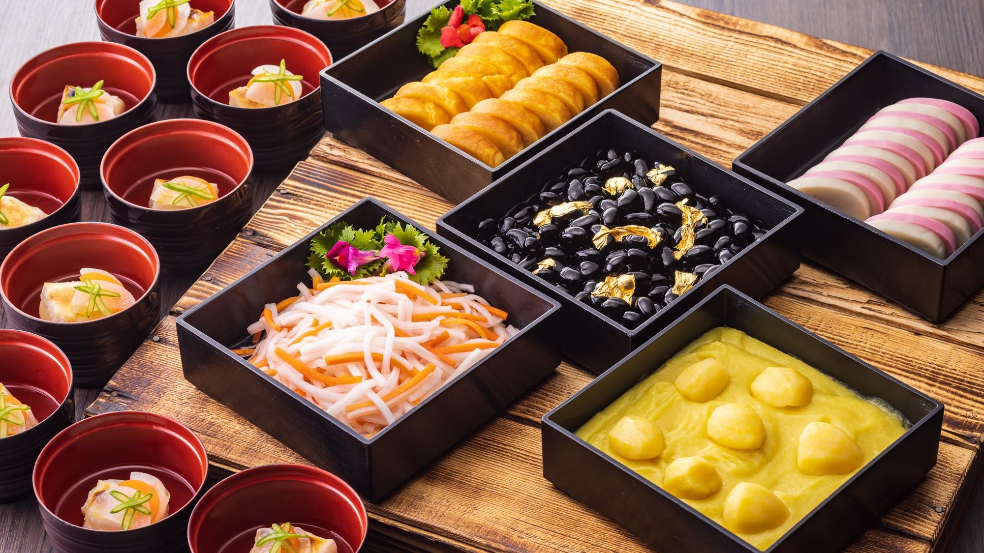 New Year Stay Plan（夕朝食付き）なだ万雅殿　夕食19:30