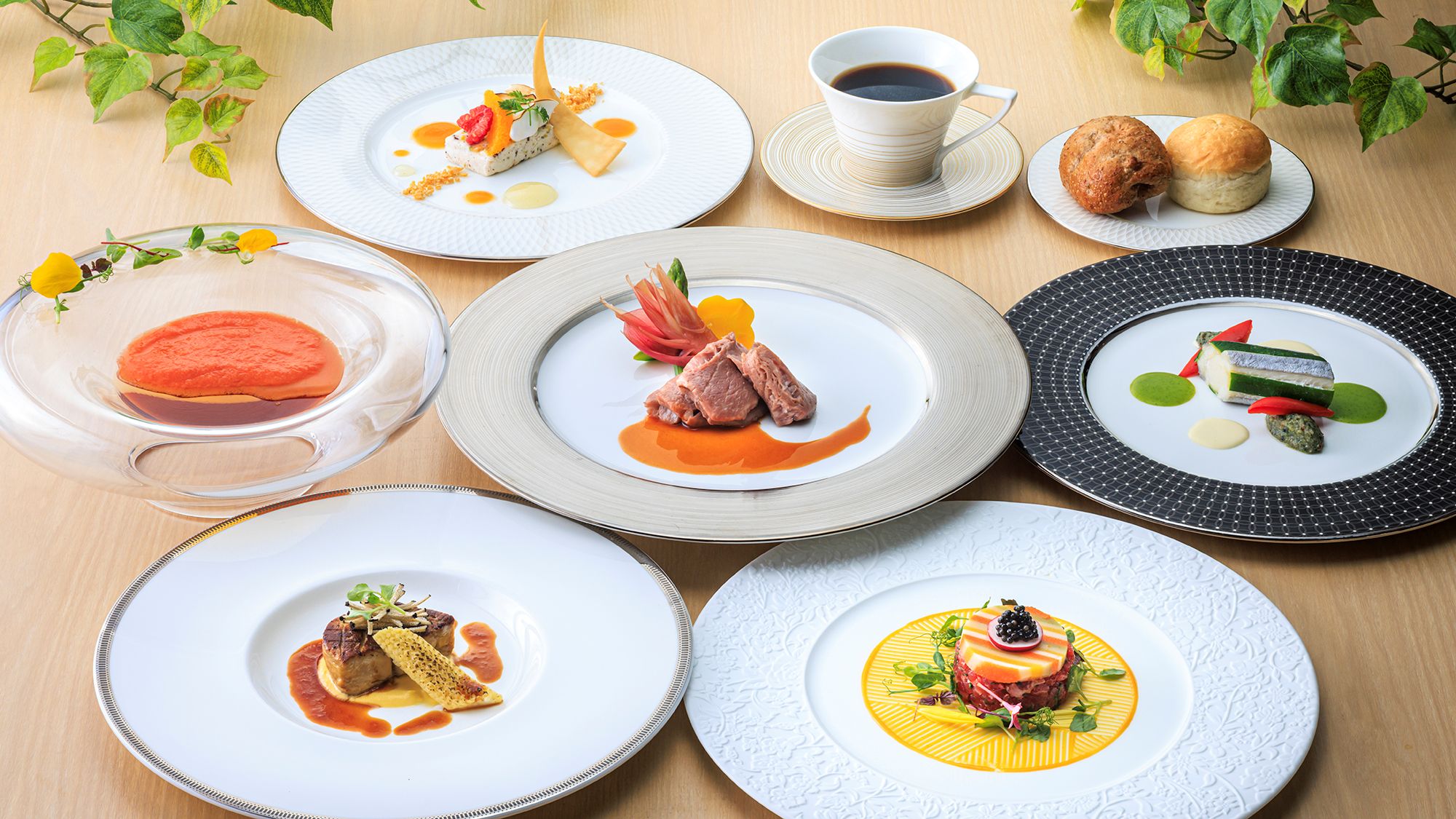 季節を感じながら自然の恵みを存分に活かしたコース「ボヌール」