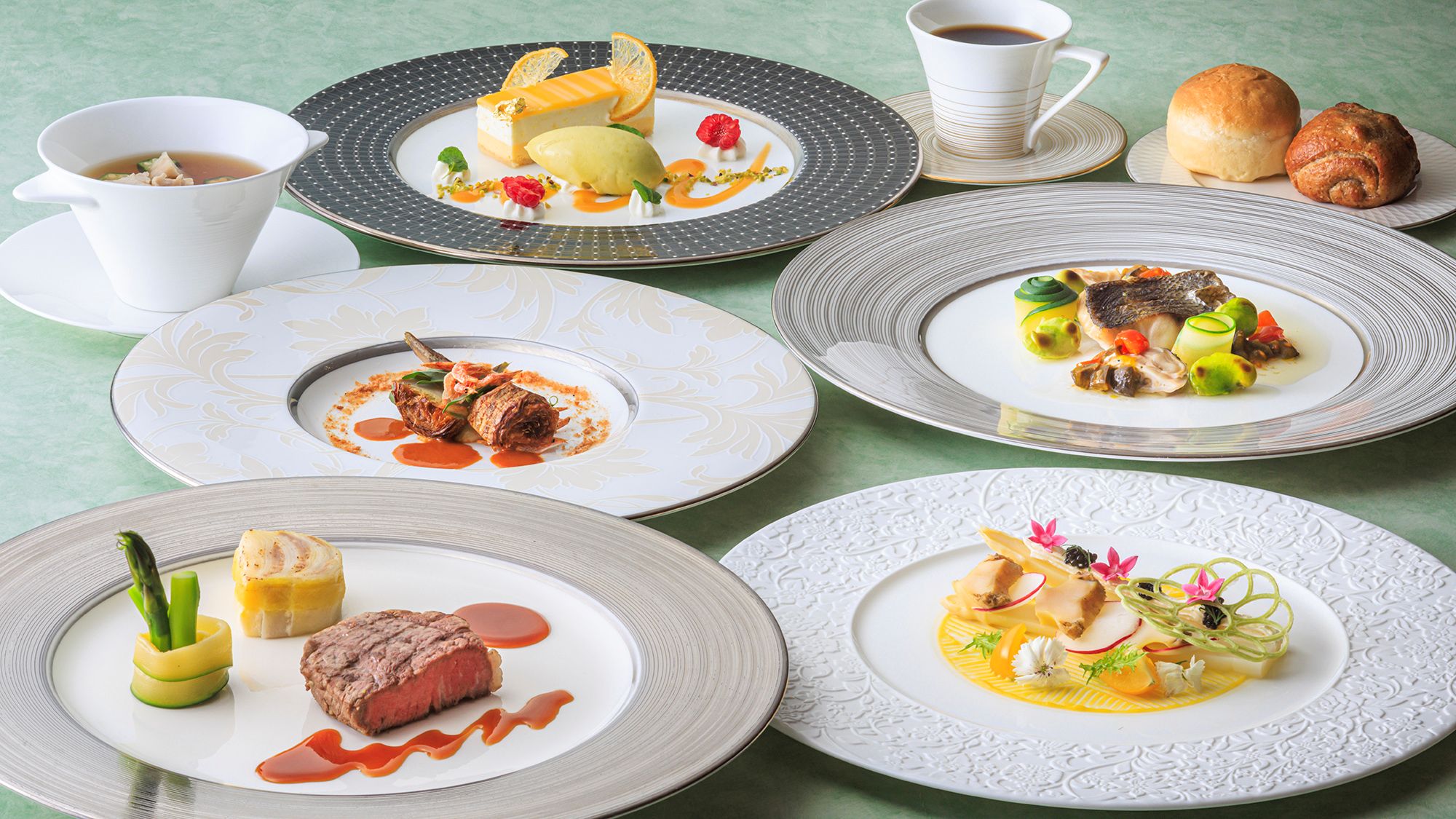 季節を感じながら自然の恵みを存分に活かしたコース「ボヌール」