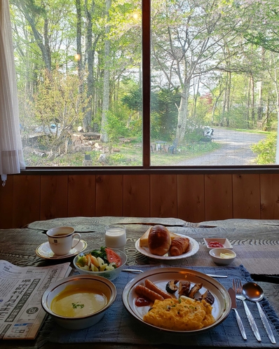 八ヶ岳高原朝食