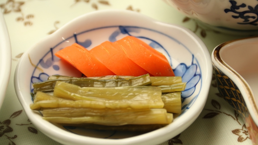 ★夕食お漬物　冬