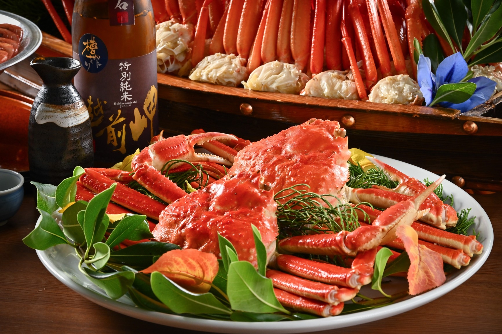 【2食付・カニ食べ放題】冬の贅沢を心ゆくまで｜越前の旬が並ぶ夕食バイキング＆朝食付き