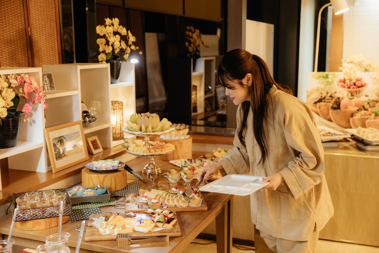 夕食バイキング