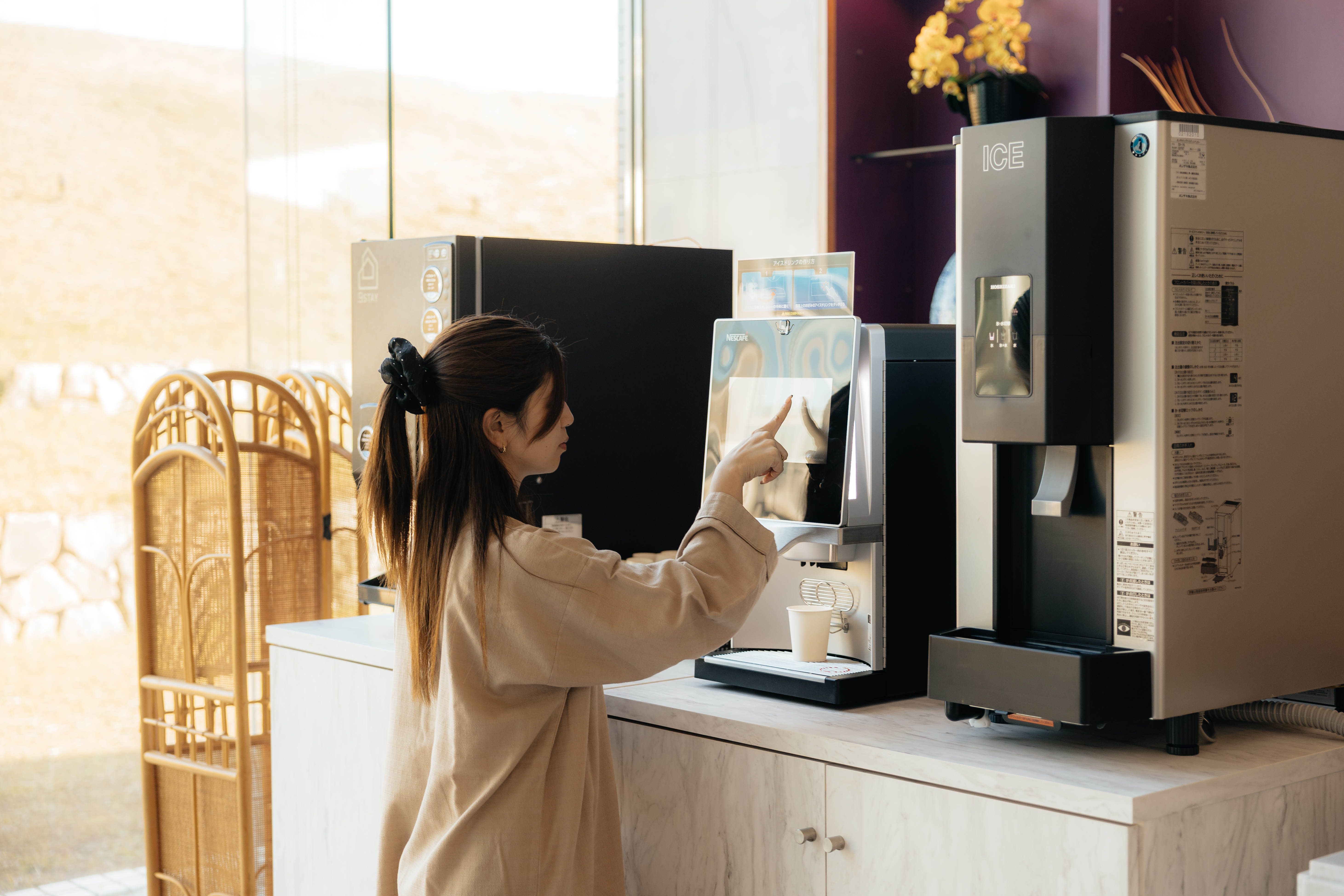 １Fラウンジドリンクバー