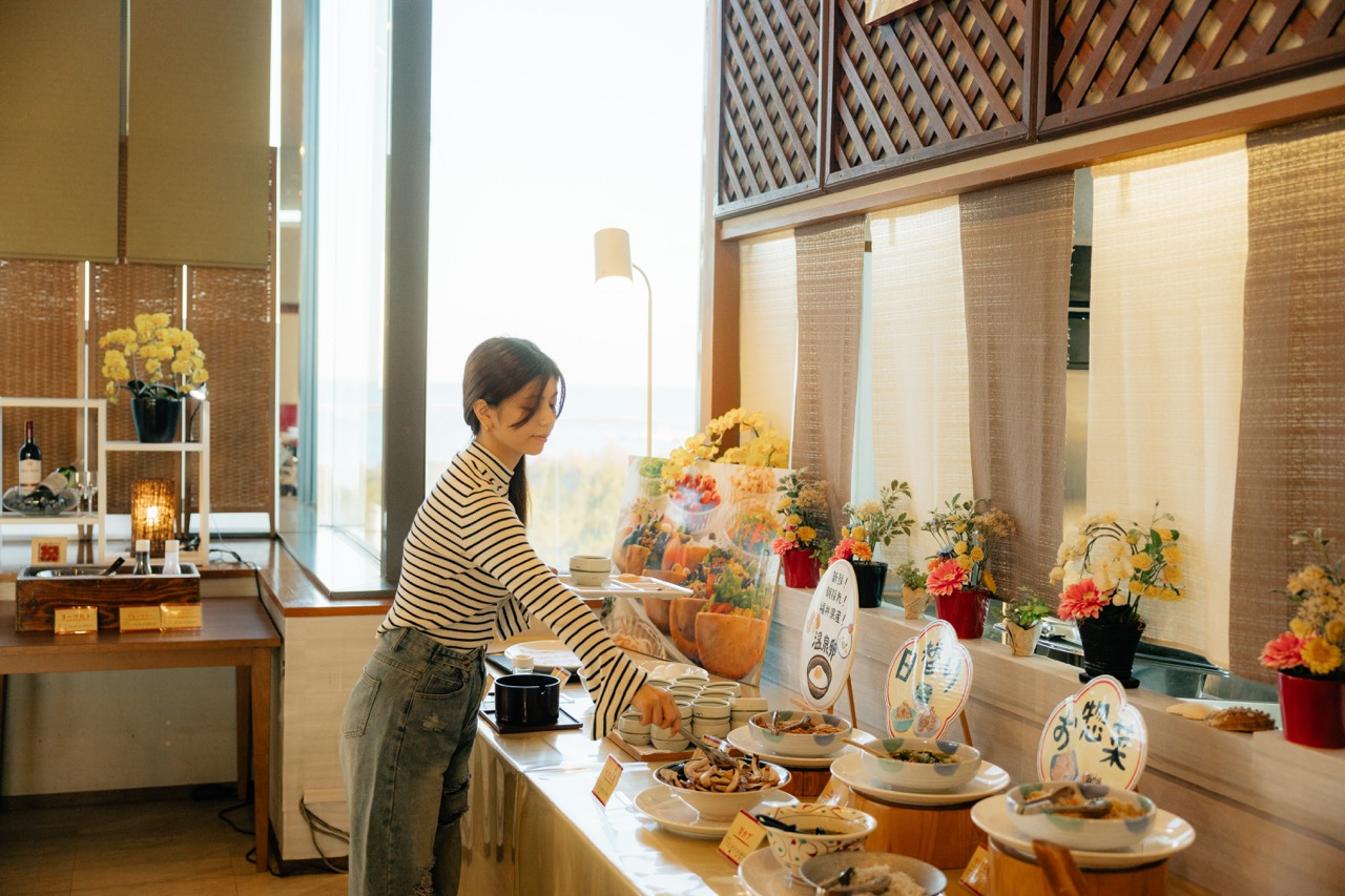 朝食バイキング