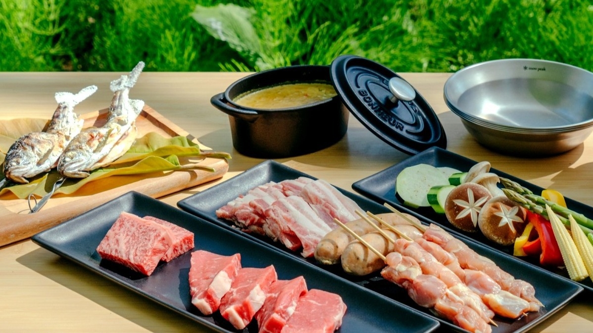 【秋の週末限定／夕朝食】たき火と飛騨牛グルメを楽しむ高原ステイ