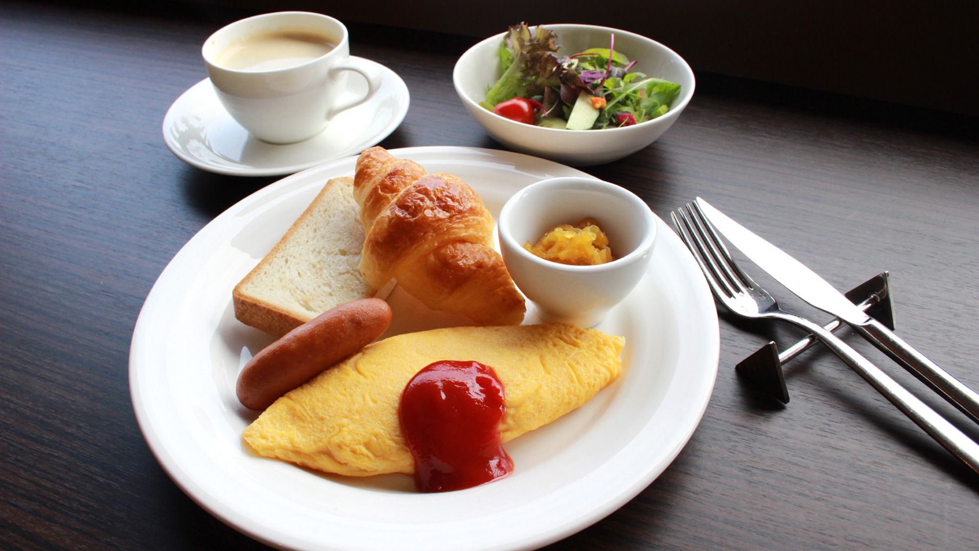 朝食バイキング