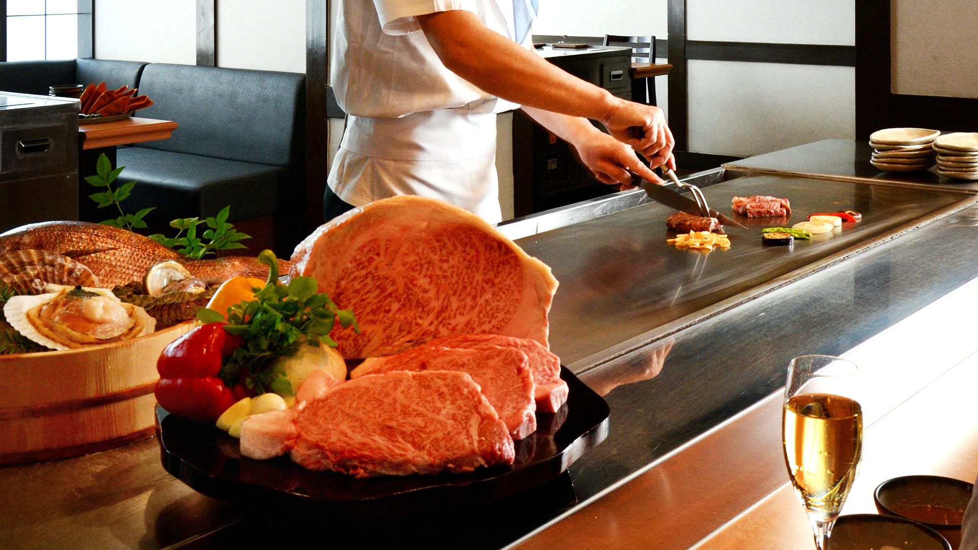 民芸割烹いなんばの「プレミアムステーキディナー」イメージ