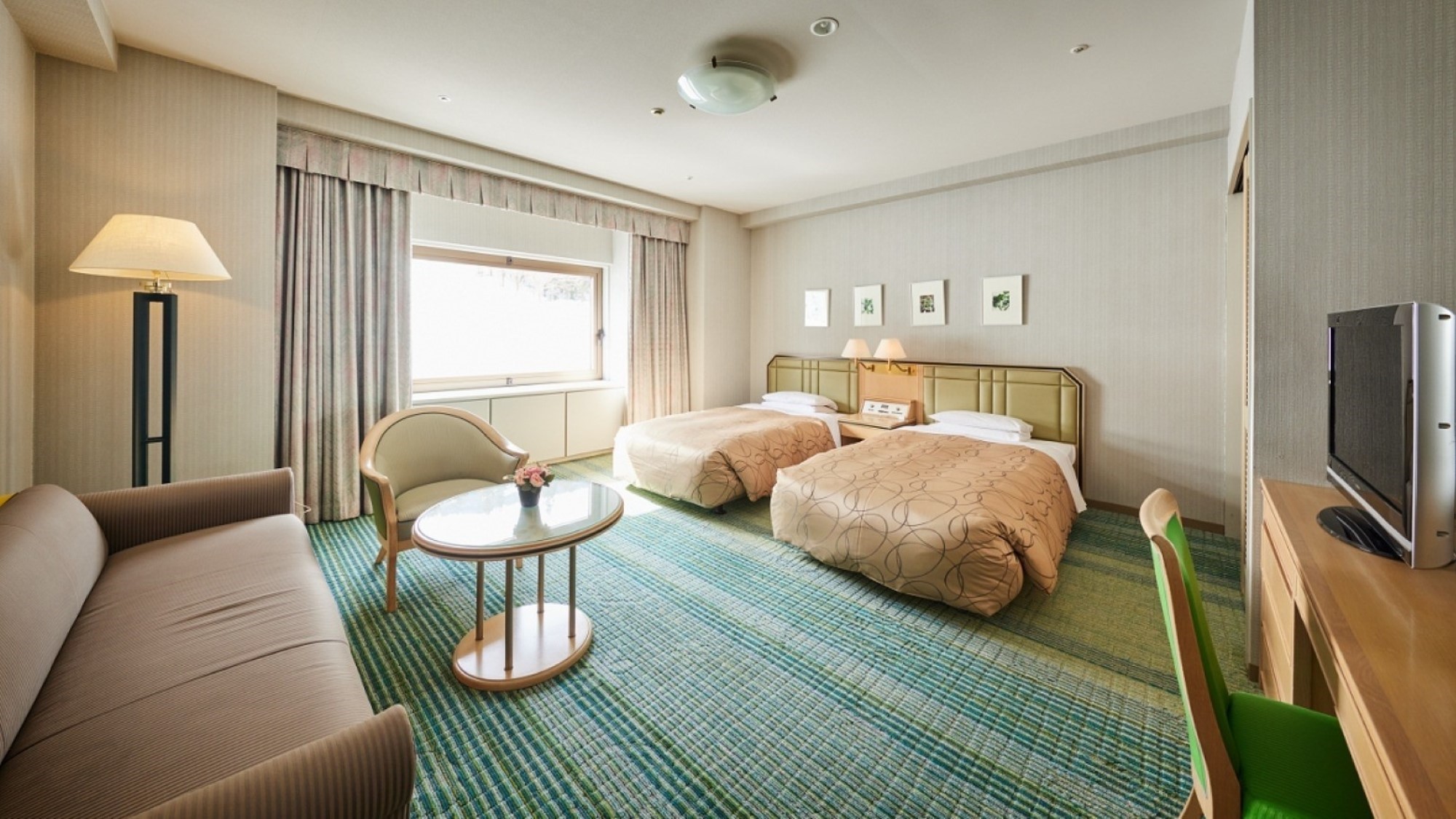 【スタンダードツイン（37㎡）】タワー棟：5～19階