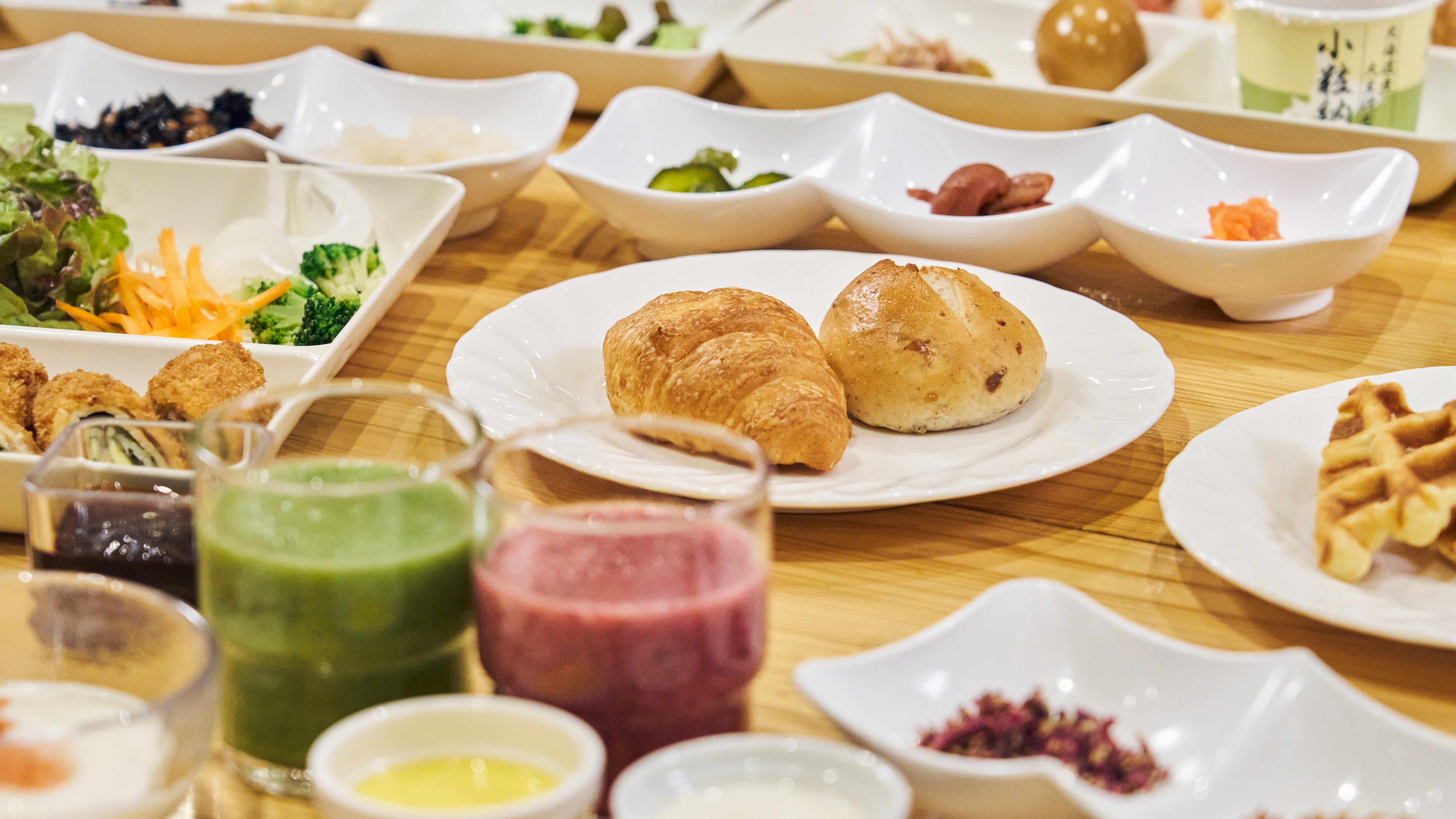 宮崎の食材にこだわった朝食ビュッフェ
