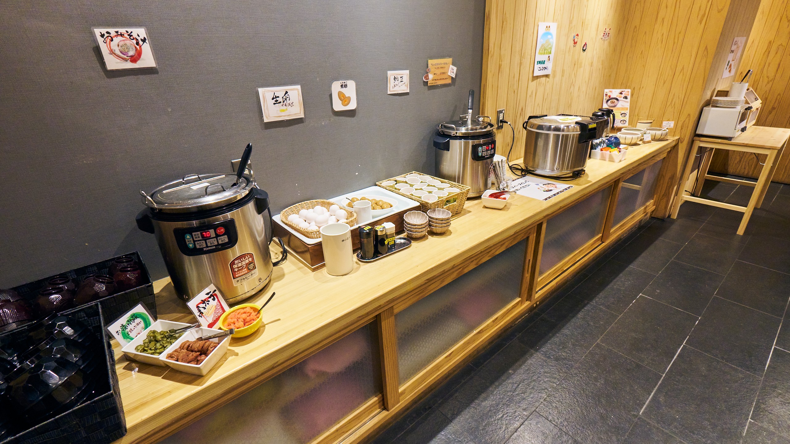 宮崎の食材にこだわった朝食ビュッフェ