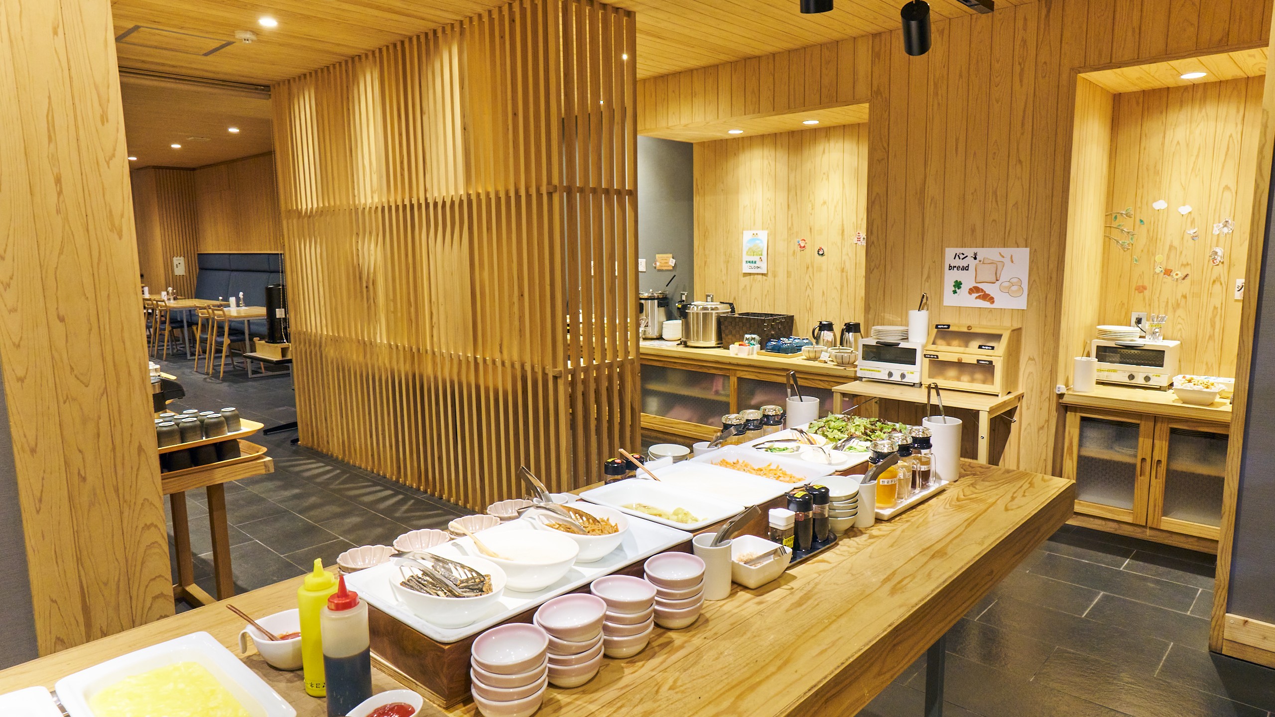 宮崎の食材にこだわった朝食ビュッフェ